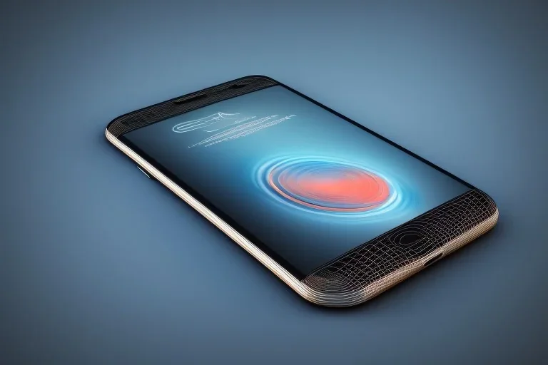 phone mobile phone illustration waves 3d