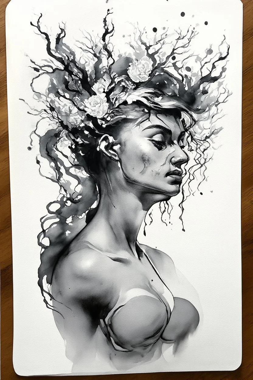 Transcendant Creativity; Ink Wash