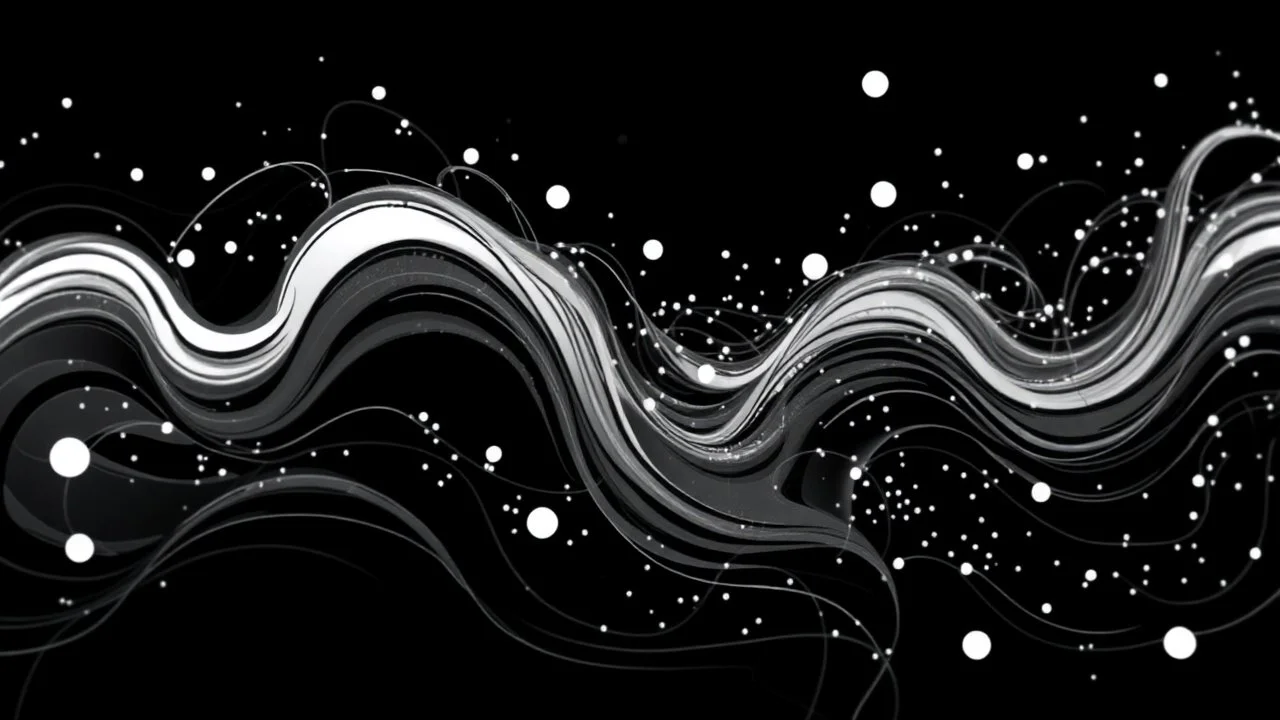 lyrical abstraction, vector art, award winning black and white clip art, on Pixiv, very detailed, trending on Artstation, beautiful, 4k, HD wallpaper, Title-Shift, VO commercial, C4D, Super-