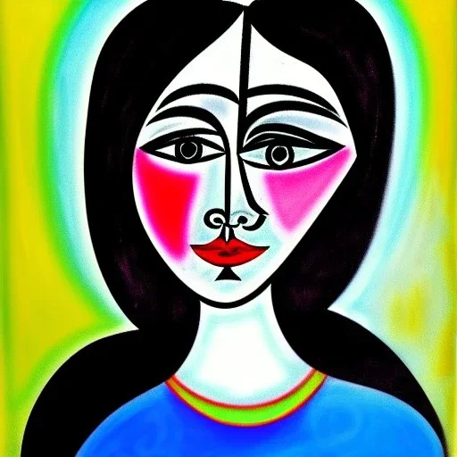 portrait of a girl picasso style