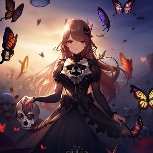 Skull's Queen, Butterflies everywhere,