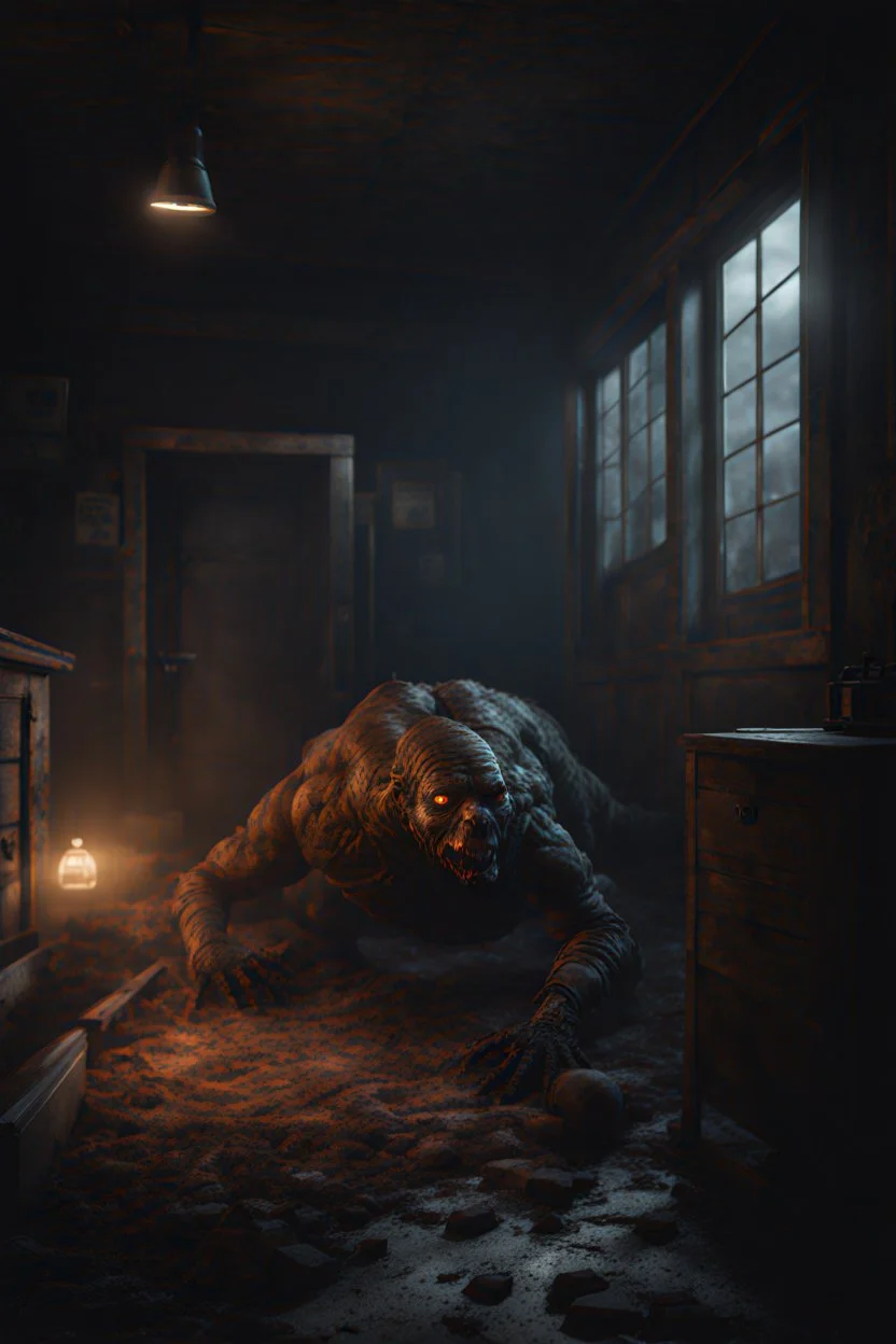 the Crawling Apocalypse. Horror setting. Cinematic lighting, Volumetric lighting, Epic composition, Photorealism, Very high detail, Character design, Unreal Engine, Octane render, HDR, Subsurface scattering, fantasy art,