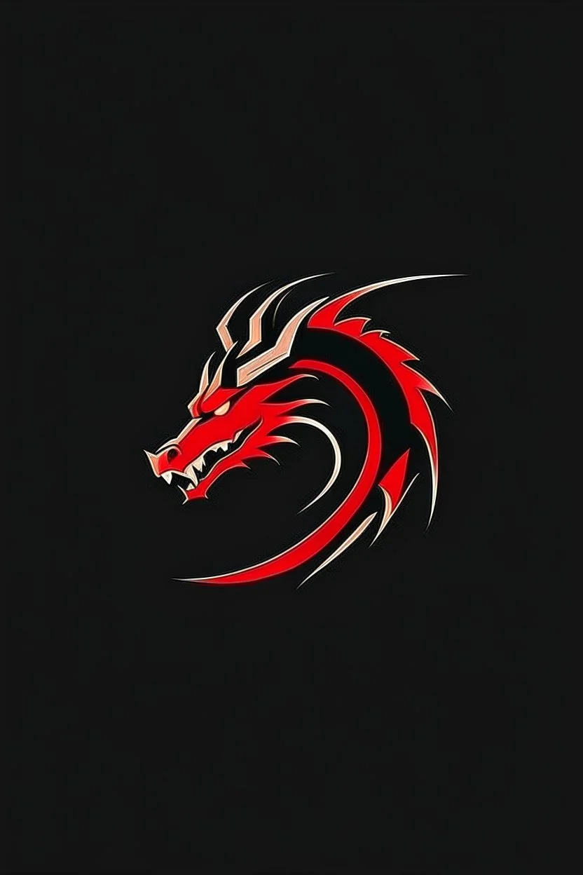 dragon minimalist logo