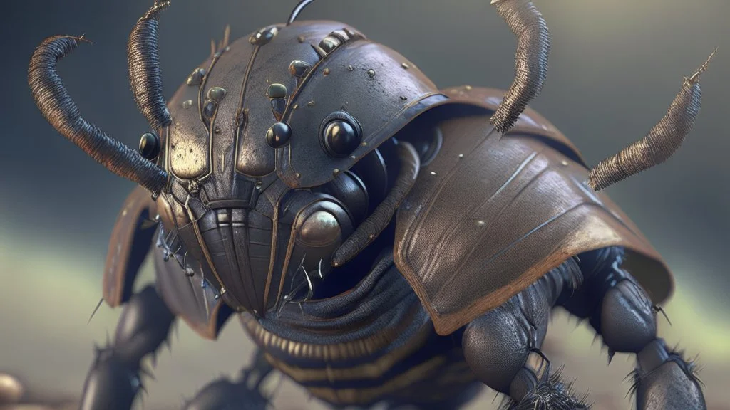 dung beetle humanoid supervillain, photorealistic, unreal engine 5, masterpiece, trending on artstation