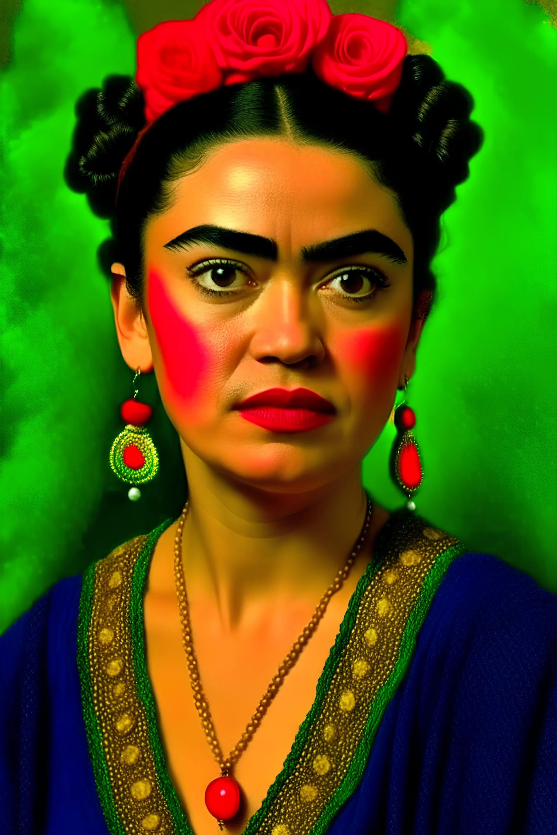 Frida Kahlo Spacey and her