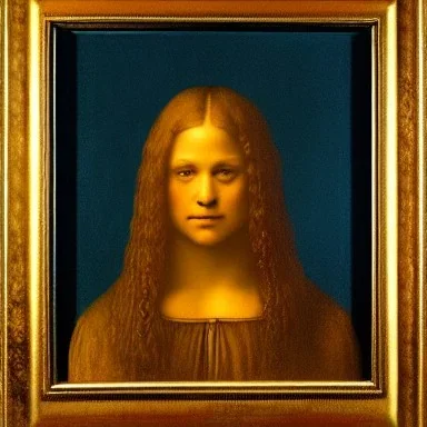 portrait of sky by Leonardo da Vinci