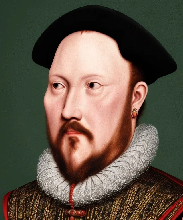 portrait colourful detailed melodious Henry VIII