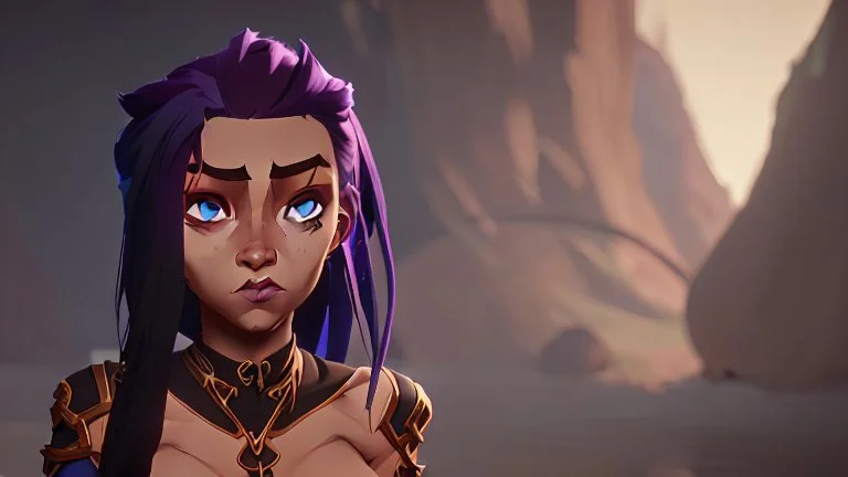 Vajra was diminutive, with brown skin, short black dreadlocks, and indigo blue eyes. She was quite young