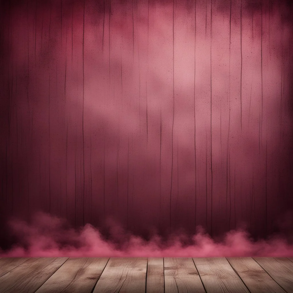 Hyper Realistic maroon rustic background with pink fog & vignette effect