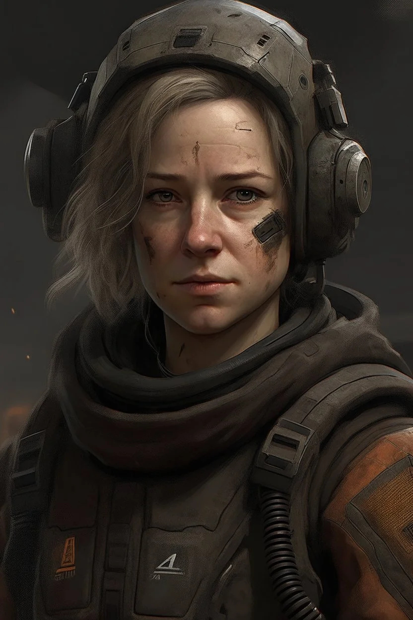 sci fi female post apo