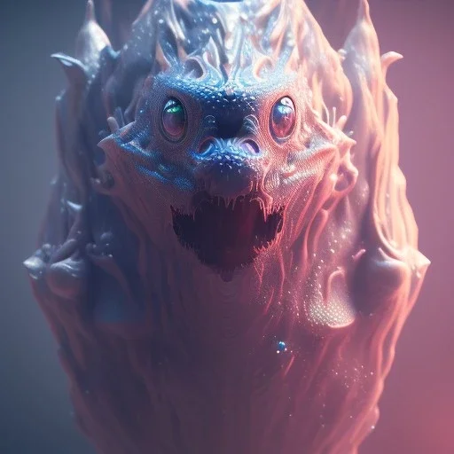 Fluid ink diamond creature, unreal engine 5, 8k resolution, photorealistic, ultra detailed