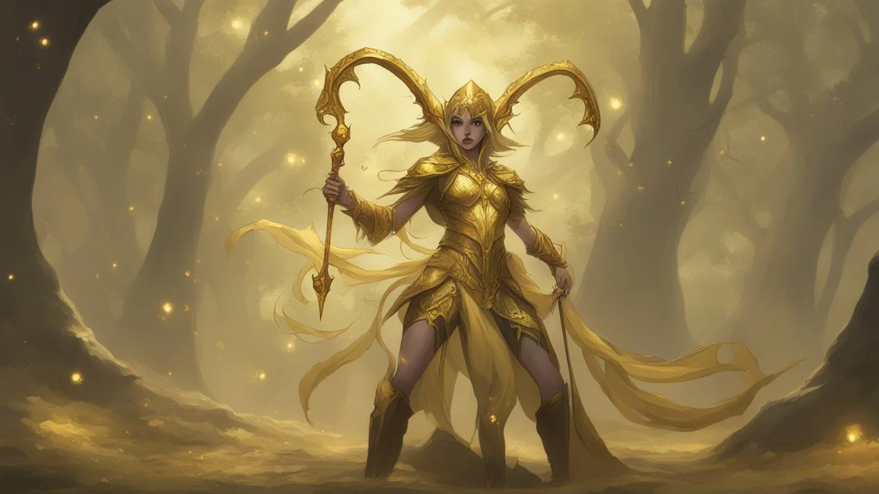 An Umbral Gold Elf