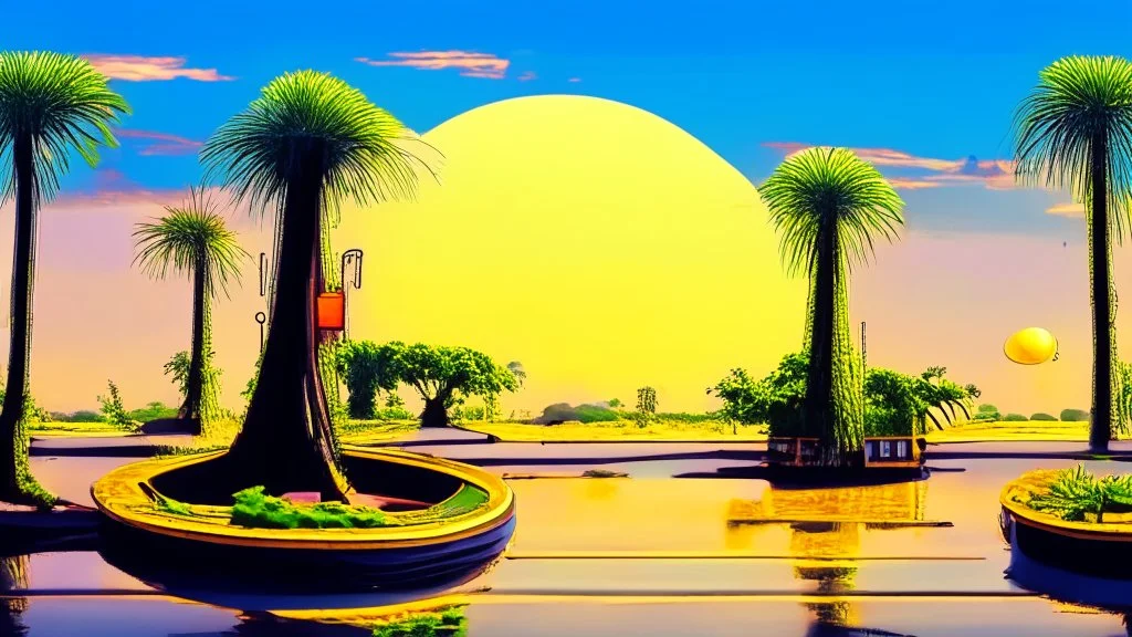 background landscape of an arcade game