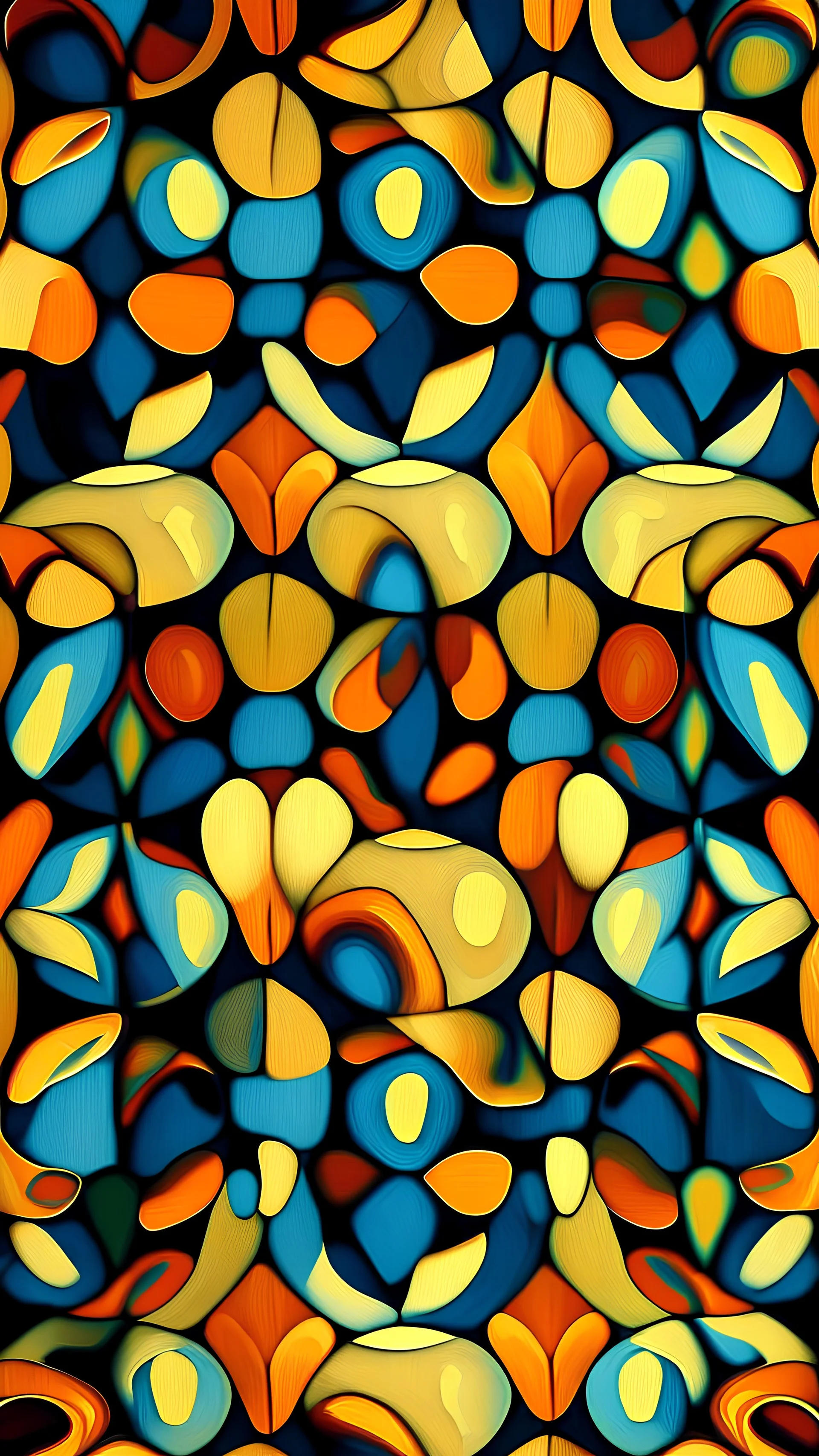 oil paint repeating patterns