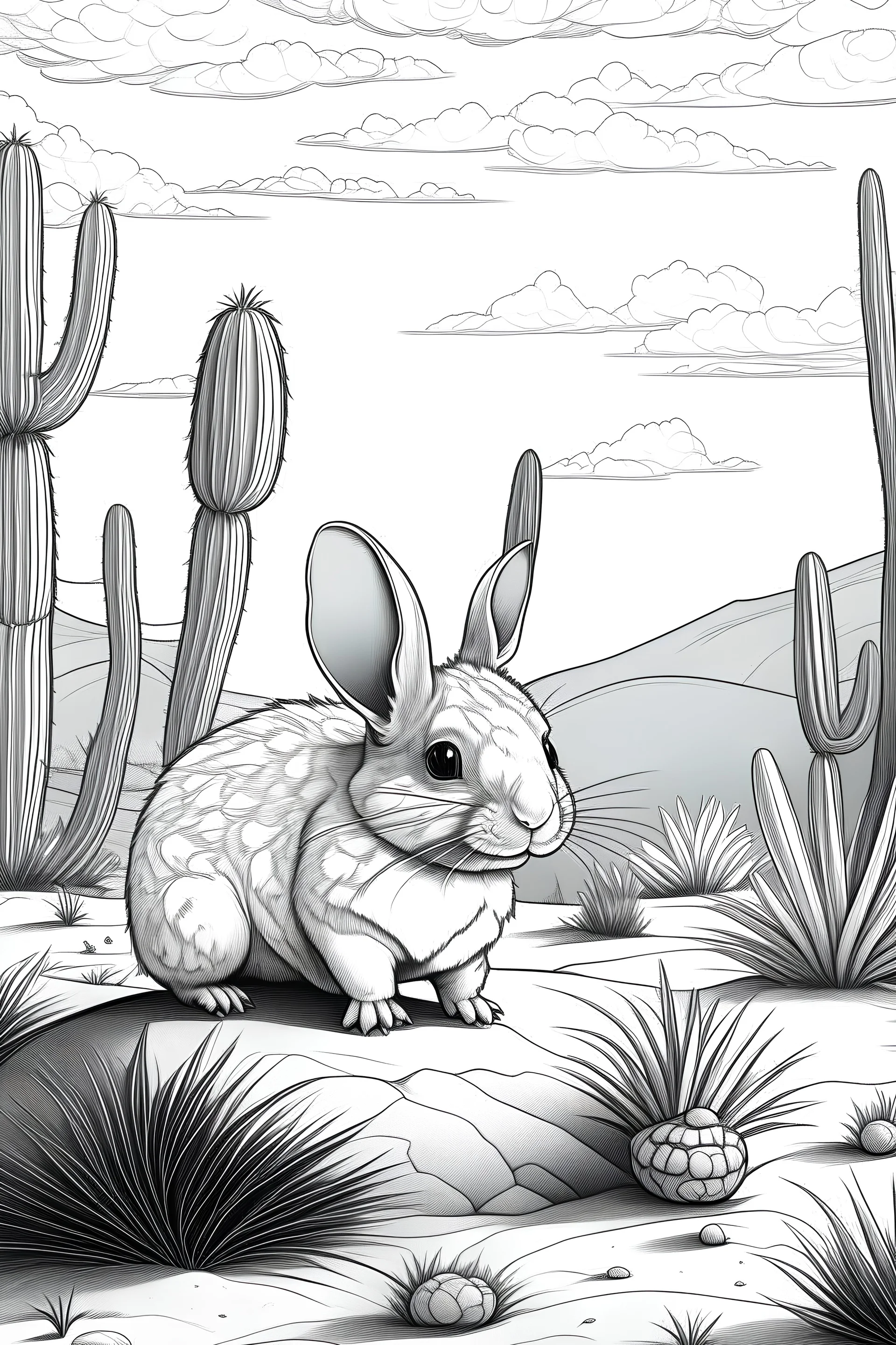 Lexica - A realistic drawing of a chinchilla