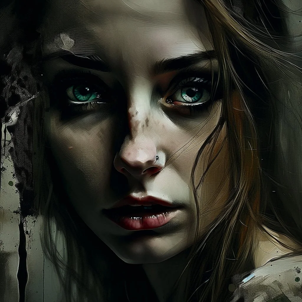 woman. Moody.