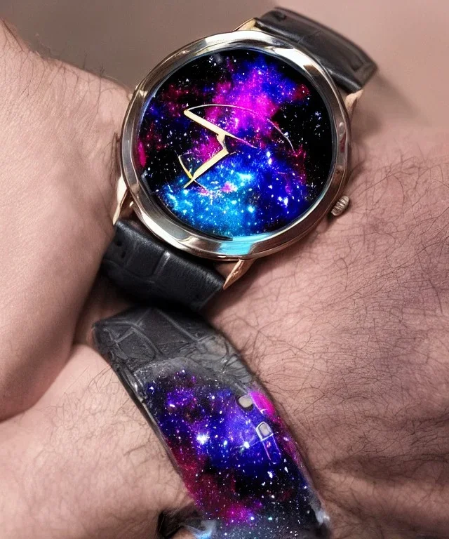 wristwatch galaxy universe