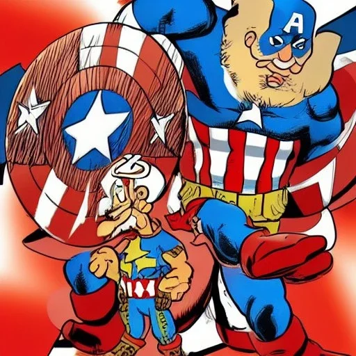 mix asterix and captain america