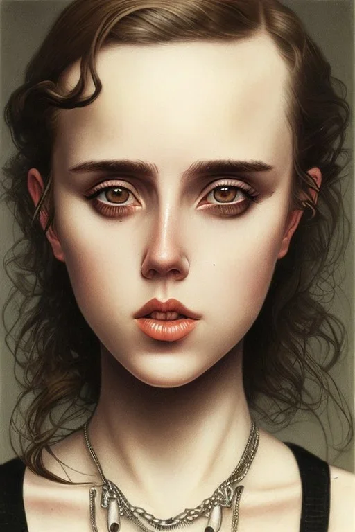 Danish singer MØ face, Style John Kenn Mortensen,