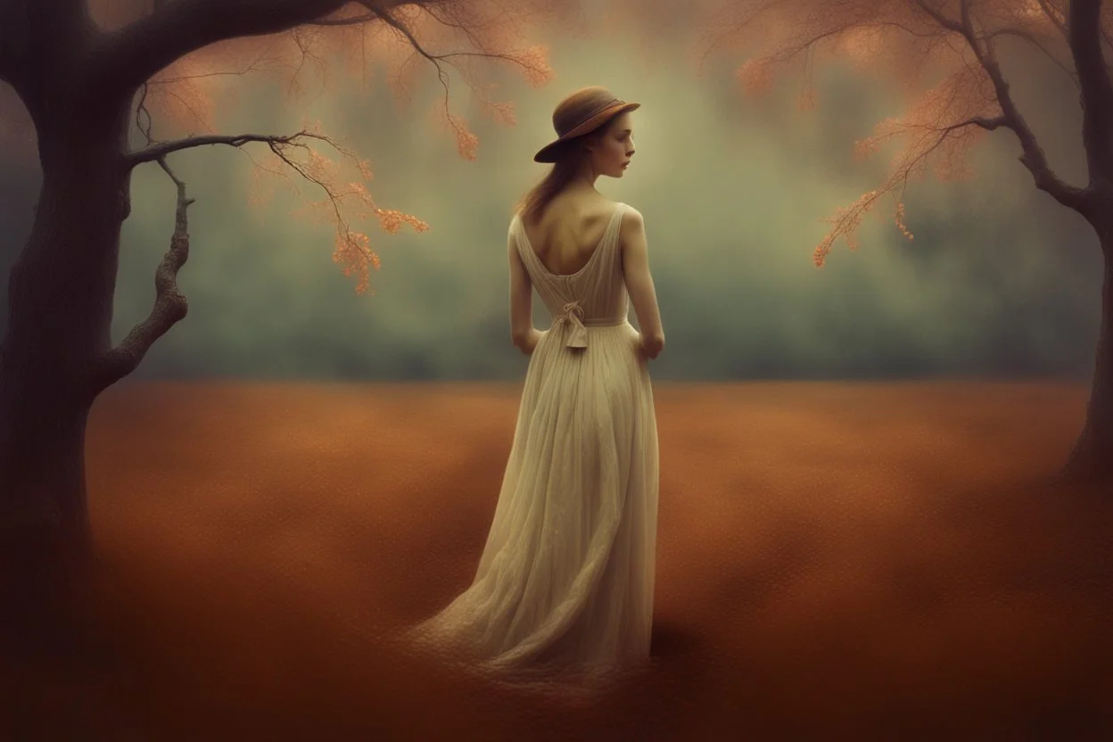 Single image: A Very Beautiful pretty dreamy Lady in eerie beautiful landscape art by Anka Zhuravleva, Sandy Welch, Jane Small, Aliza Razell, Eduard Veith, Joel Robison, Mikhail Vrubel, Ferdinand Hodler, Christoffer Relander, William Timlin, Charles Rennie Mackintosh, John Lowrie Morrison, Sidney Nolan. 3/4 Headshot, Volumetric lighting, 3d, mixed media, Best quality, crisp quality