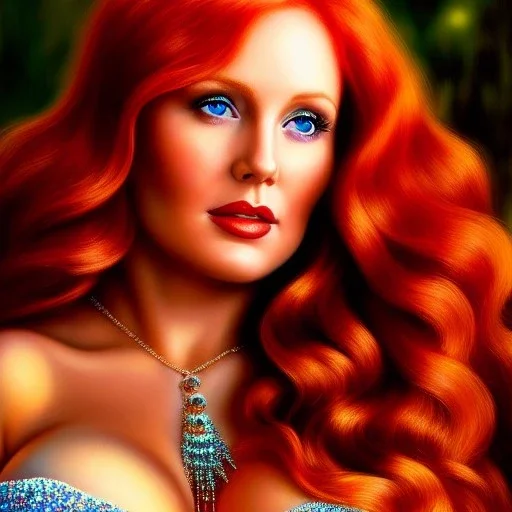 Ultra detailed fullbody Portrait in oil on canvas of beautiful busty Redhead Redsonja ,extremely detailed digital painting, extremely detailed face, crystal clear eyes, mystical colors ,perfectly centered image, perfect composition, rim light, beautiful lighting,masterpiece ,8k, stunning scene, raytracing, anatomically correct, in the style of Steve Jung and robert e howard and Wizyakuza and Ohrai Noriyoshi and Simon Bisley and uncannyknack.