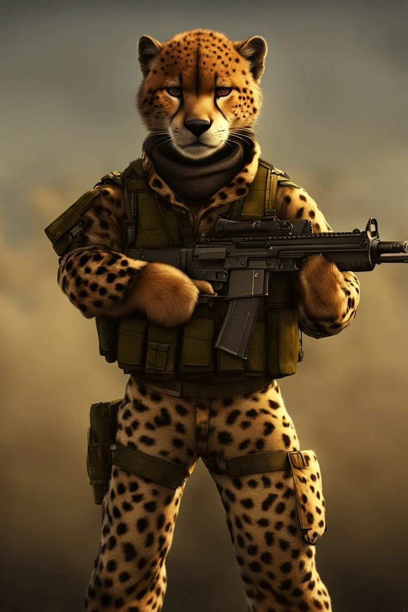 Bf4 russian engineer but it's furry cheetah