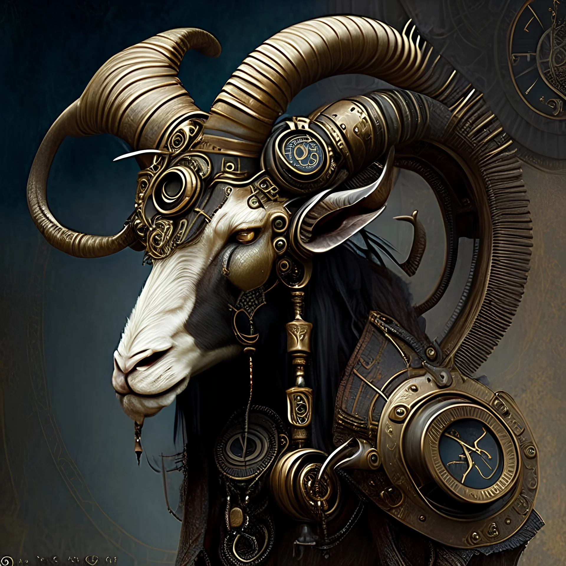 capricorn steampunk style