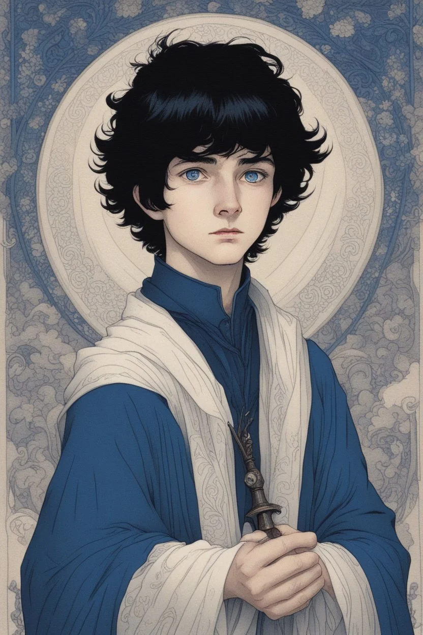 black hair freckles blue eyes young wizard beardsley