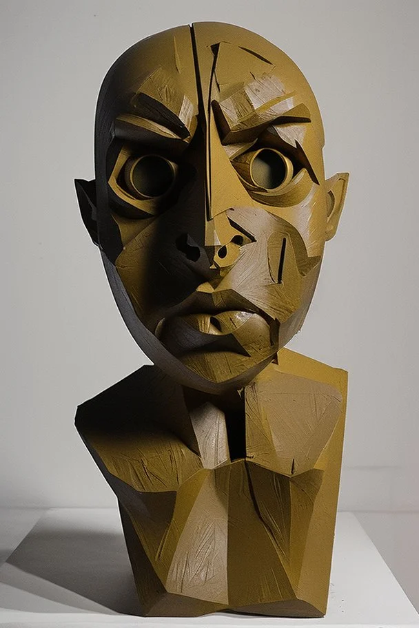 expressionist sculpture of anxiety