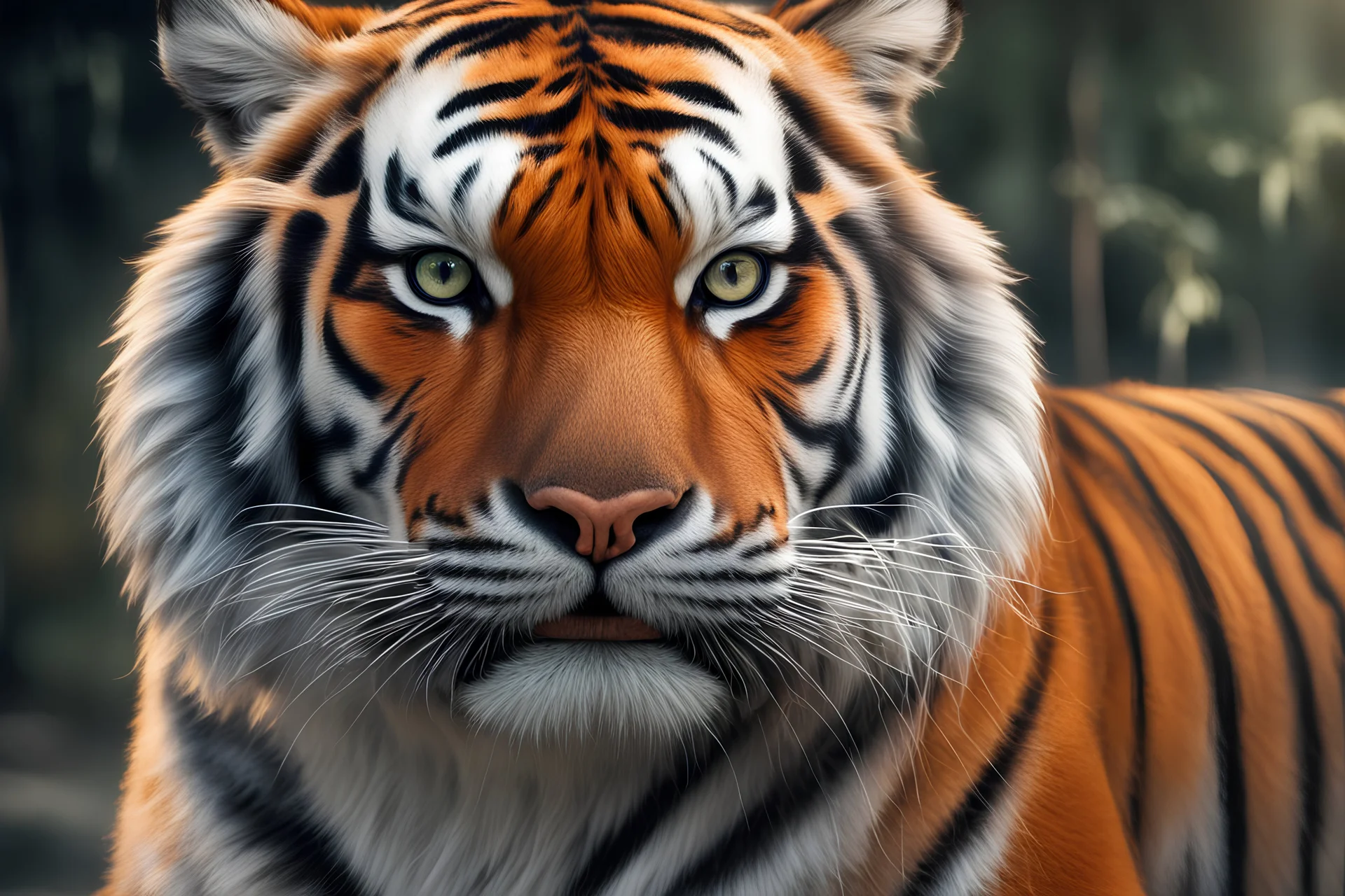 A high-definition, ultra-realistic, high-quality, 8K Ultra HD, 8k ultra, hd, tiger,HDR