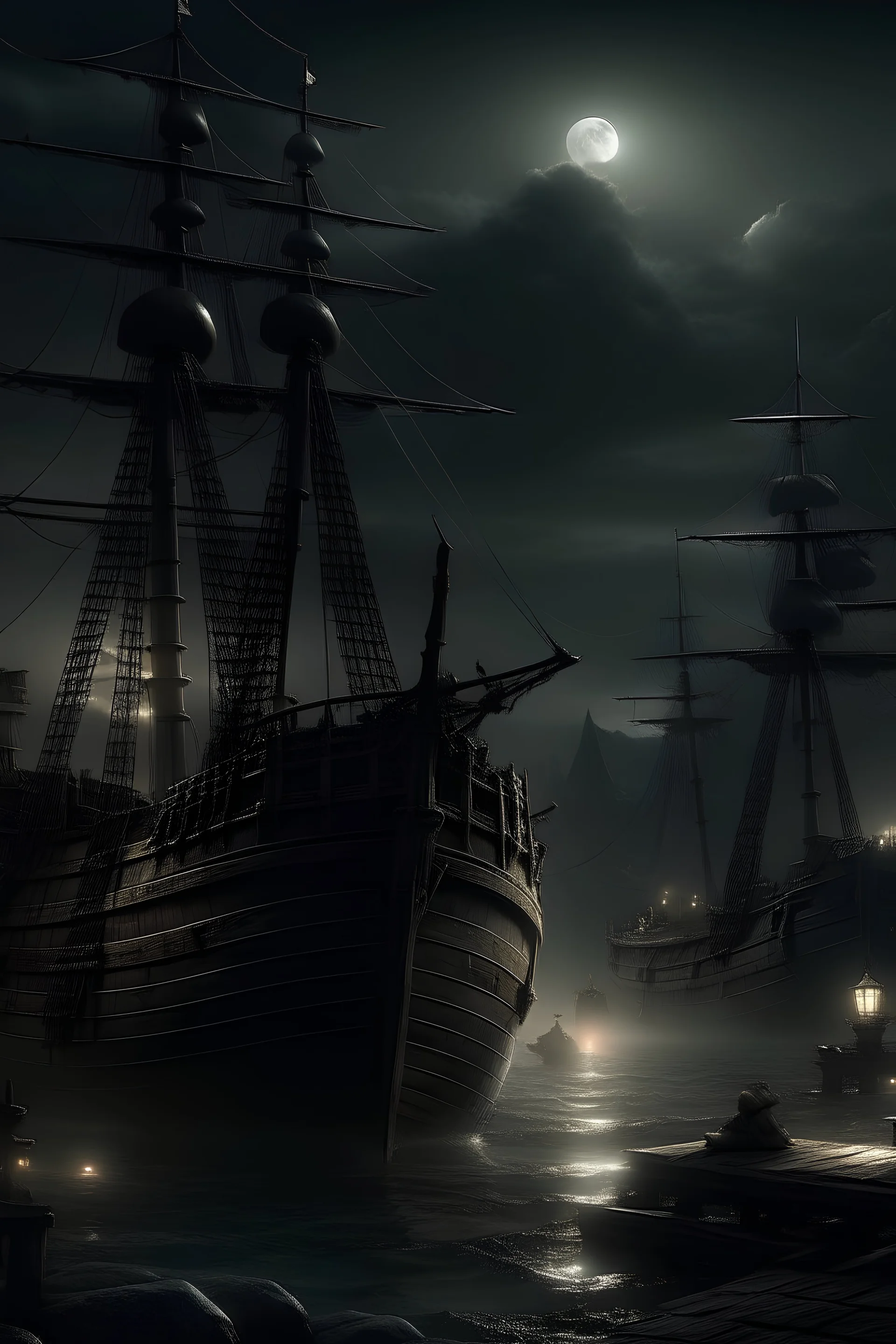 A pirate noir endless night turning into the drunken morning that exists as the true nature of ma