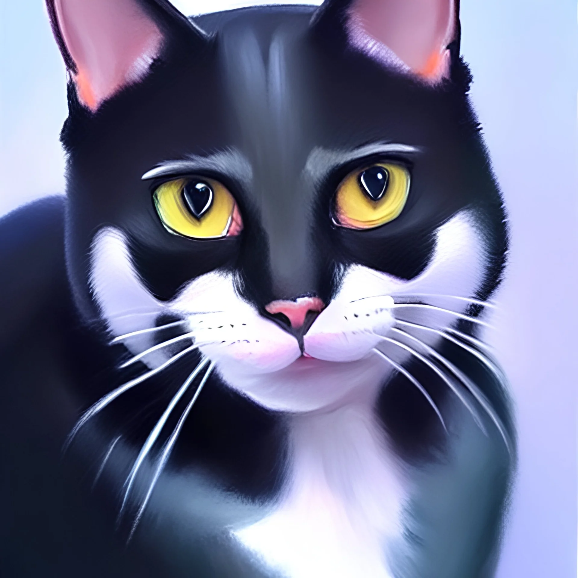 MeowMix, lady, full body, realistic Portrait painting, detailed, medium shot