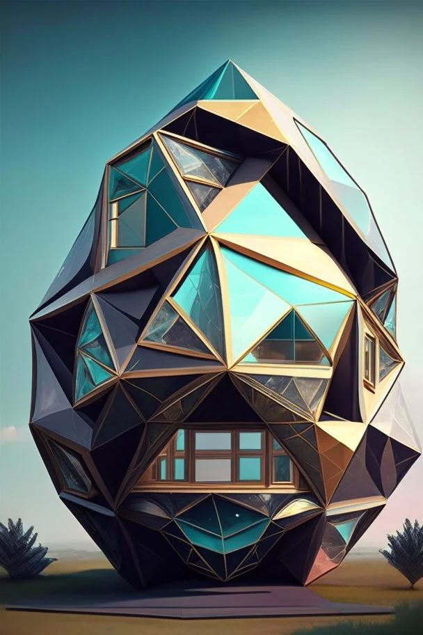 non-euclidian geometry giant jewels house