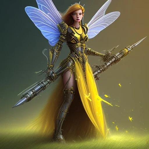 bumblebee fairy warrior