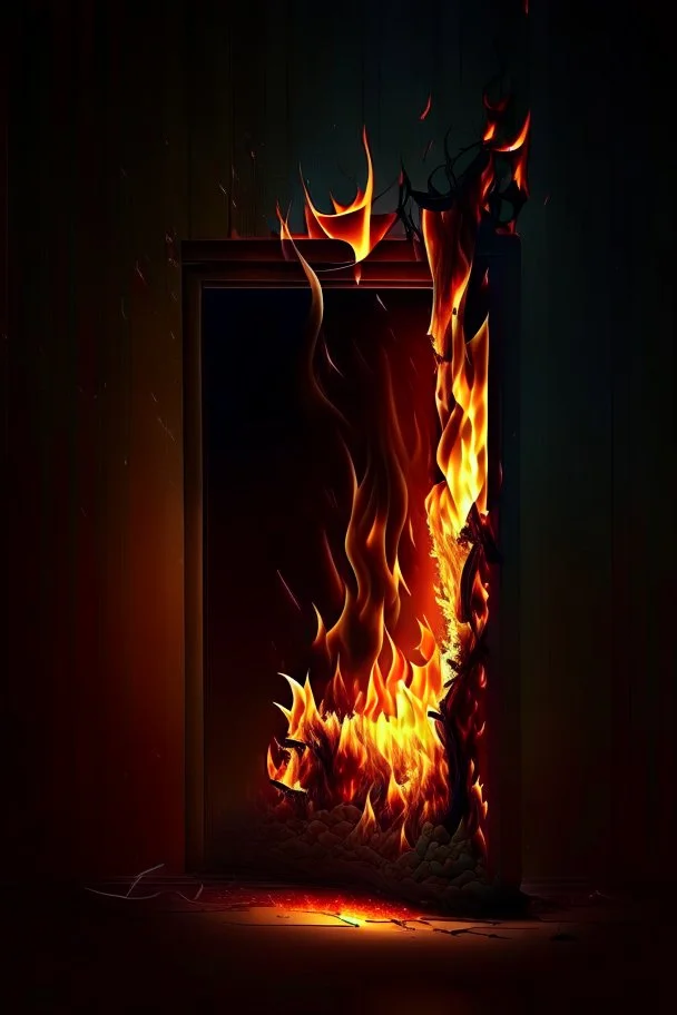 fire around thecorners of the screen