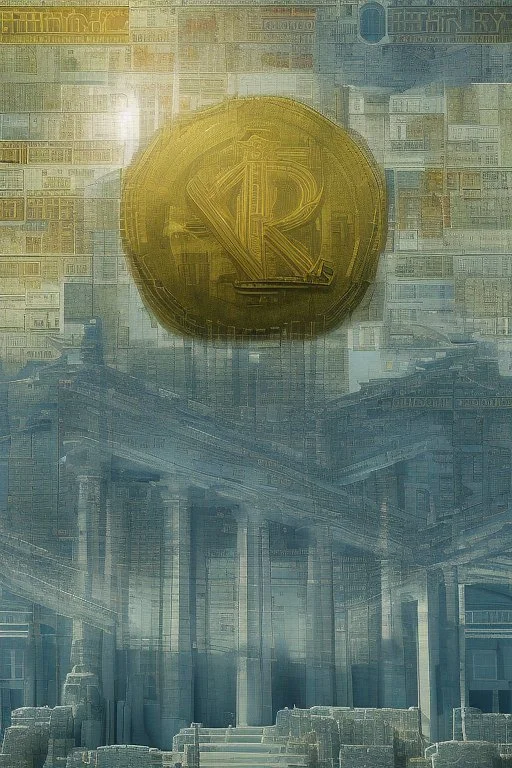 Generate a 3D animation portraying the US dollar, euro, and Japanese yen as towering, interconnected pillars of a global financial landscape. Employ realistic textures, lighting, and shadows to convey their prominence. Incorporate subtle movements to reflect the constant flux of currency markets, and surround the scene with financial charts and data visualizations for added depth.