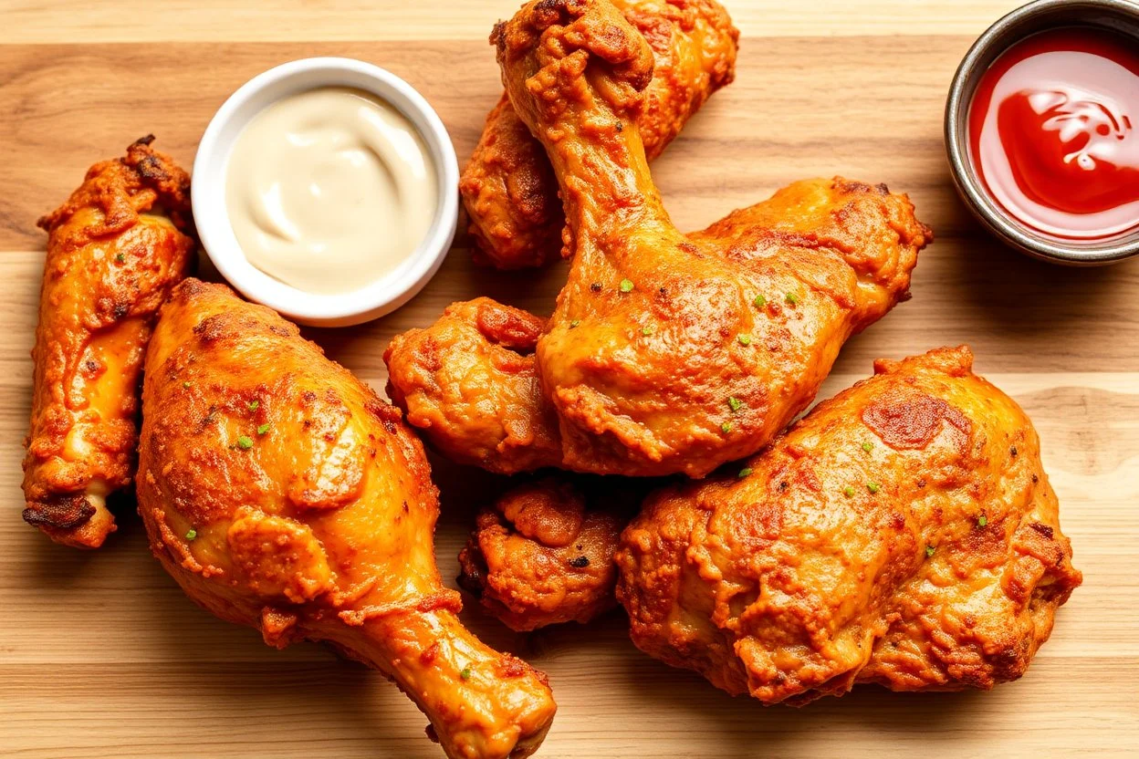 chicken drumstick and wing stickers