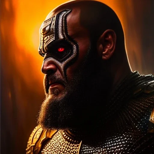 Ultra detailed fullbody Portrait in oil on canvas of Taserface Villain with Armor,intense stare,extremely detailed digital painting, extremely detailed face,crystal clear Big eyes, mystical colors ,perfectly centered image, perfect composition, rim light, beautiful lighting,masterpiece,8k, stunning scene, raytracing, anatomically correct, in the style of robert e howard and Ken Kelley and Ohrai Noriyoshi and Simon Bisley and tomzj1