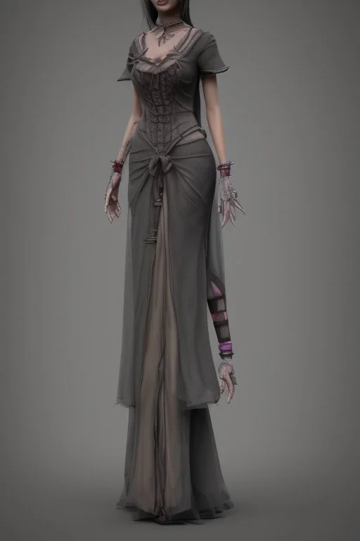 witch necromancer female dress