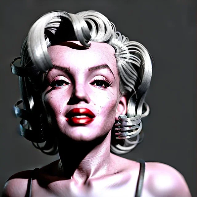 Realistic image, Marylin Monroe, highly detailed, concept art, unreal engine 5, ray tracing, RTX, lumen lighting, ultra detail, volumetric lighting, 3d, finely drawn, high definition, high resolution.