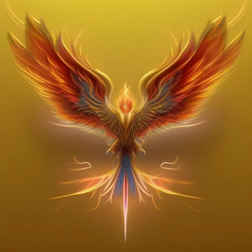 a detailed illustration of a phoenix with shiny blue wings and long glowing sparkly body, luminescent body, glinting spread wings, realistic, soft and smooth glowing wings, soft feathers, macro lens, sharp focus, meticulously detailed, soft studio lighting, smooth blurred gradient background, twinkly eye, 64k, beauty