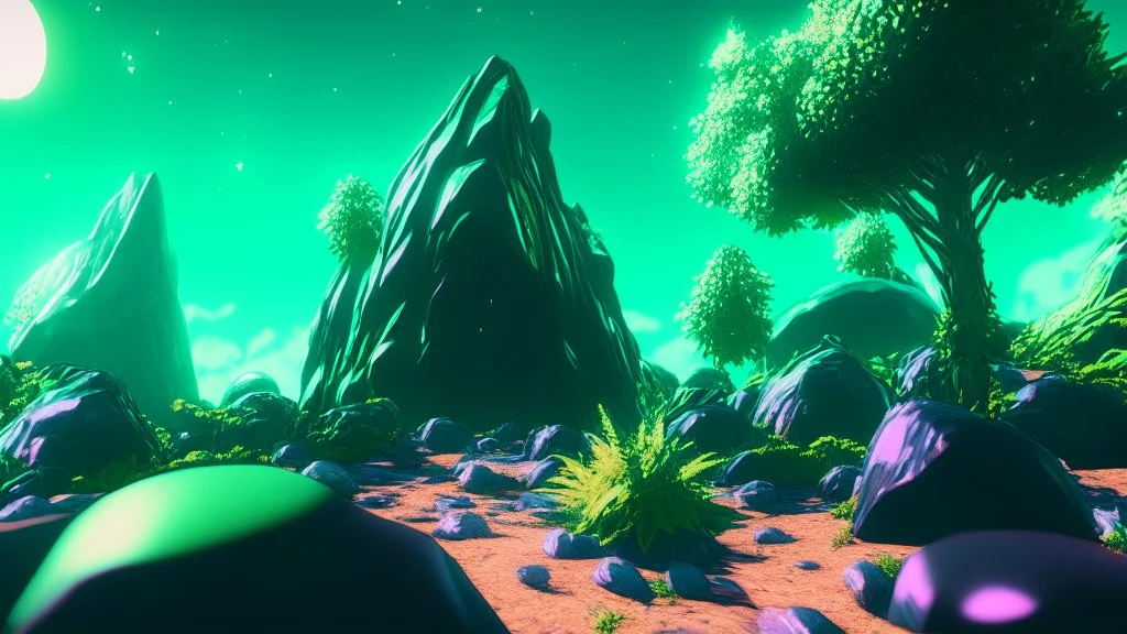 green black crystal cosmic and galactic ambiance hill sky rocks sunny trees pools , full of details, smooth, bright sunshine，soft light atmosphere, light effect，vaporwave colorful, concept art, smooth, extremely sharp detail, finely tuned detail, ultra high definition, 8 k, unreal engine 5, ultra sharp focus