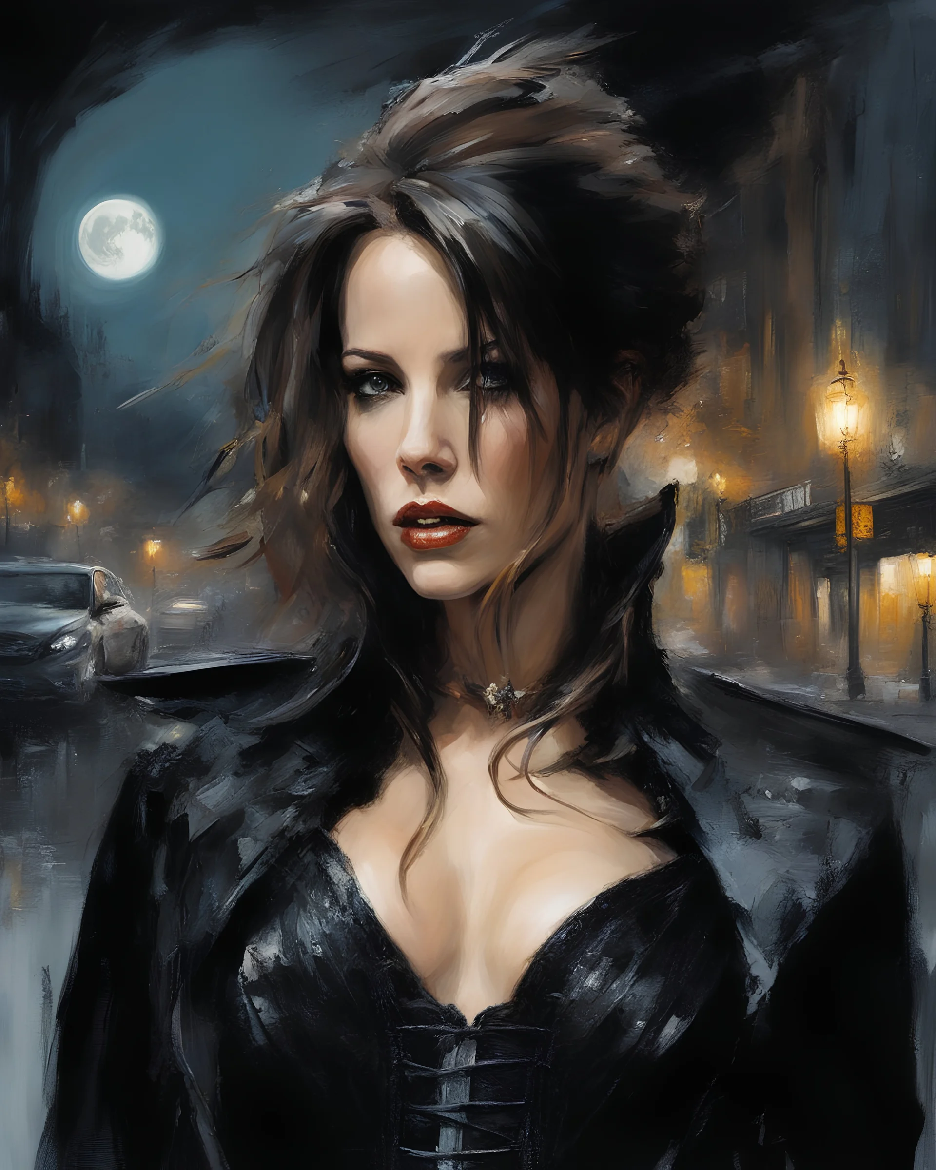 Kate Beckinsale as a sexy vampire warrio...