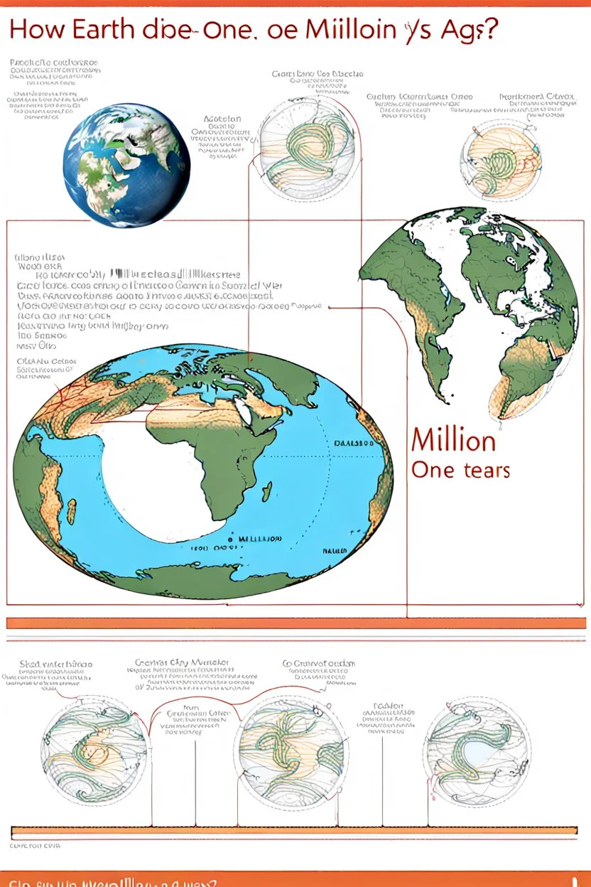 How did earth look one million years ago?