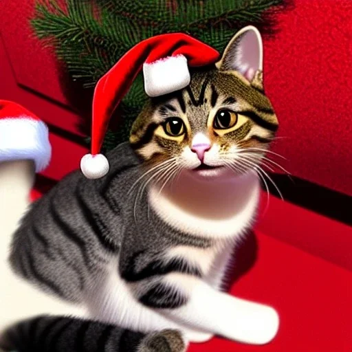 Christmas cat