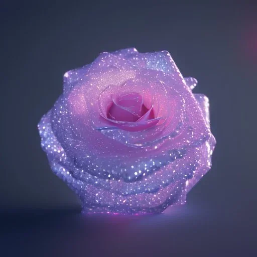 transparent multicolor crystal rose realistic,cinema lighting, unreal engine 5, cinema4d, octane render, hyperphotorealistic