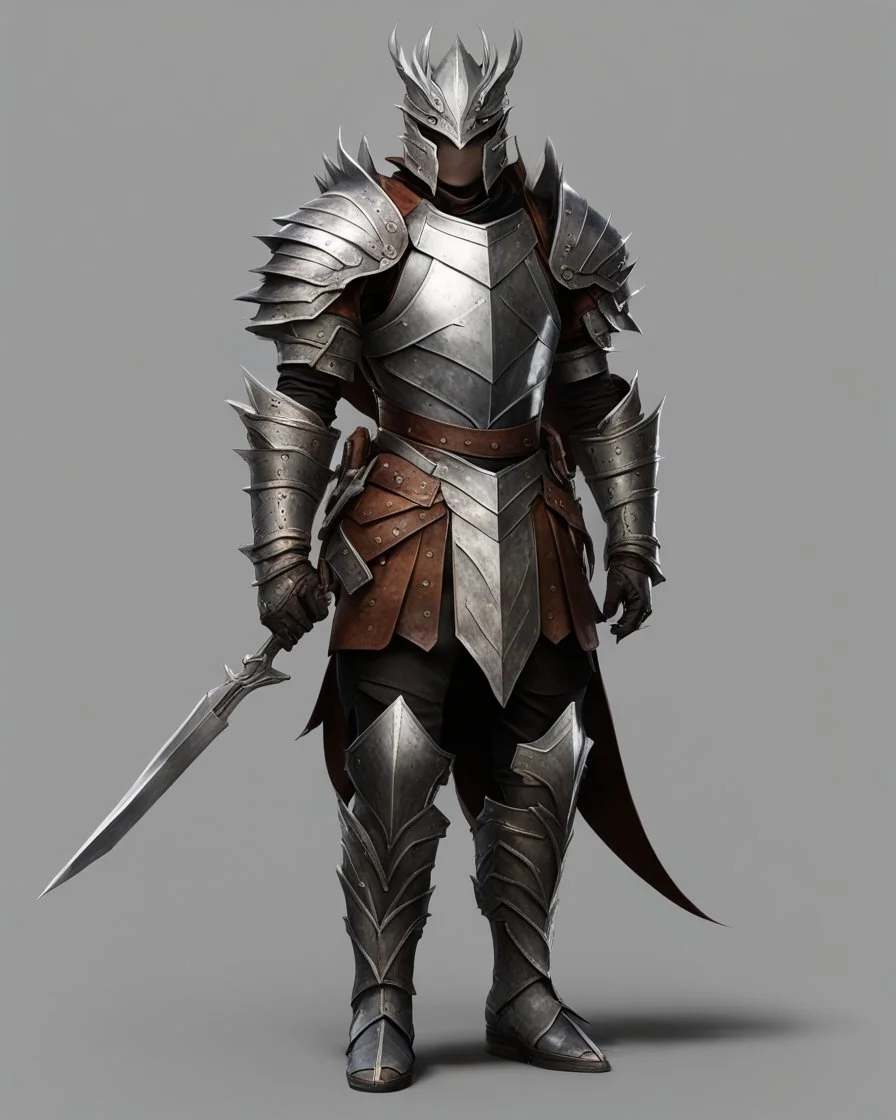 An armor made of a mixture of steel and leather, worn by a strong commander with magical power An armor made of a mixture of steel and leather, worn by a strong commander with magical power An armor made of a mixture of steel and leather, worn by a strong commander with magical powerride dragon