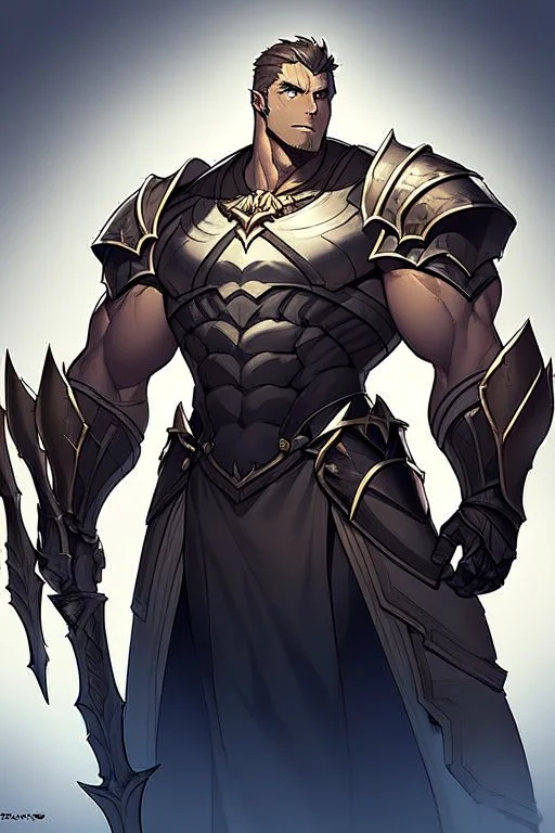 Slim Armored Male Drow or Dark Elf