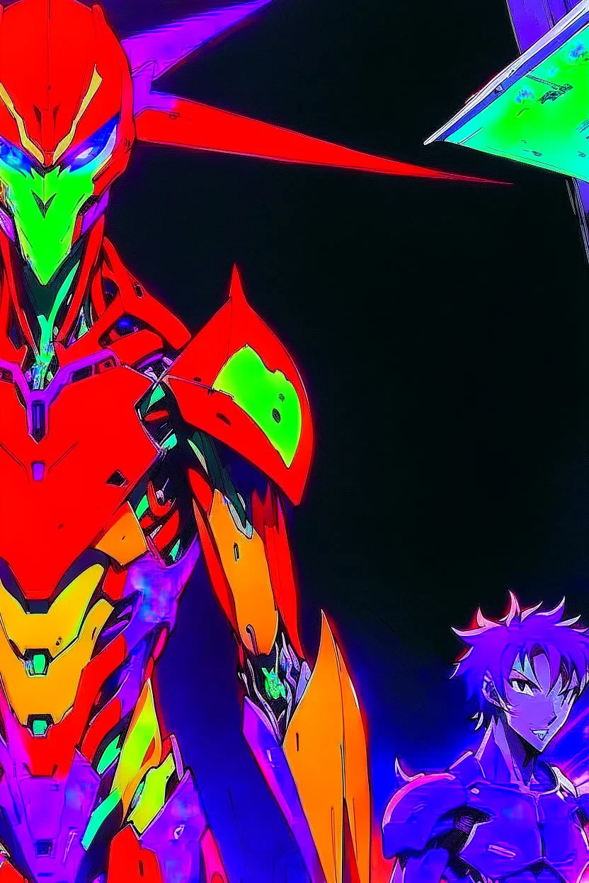 Evangelion Unit-01 as drawn by Greg Capullo
