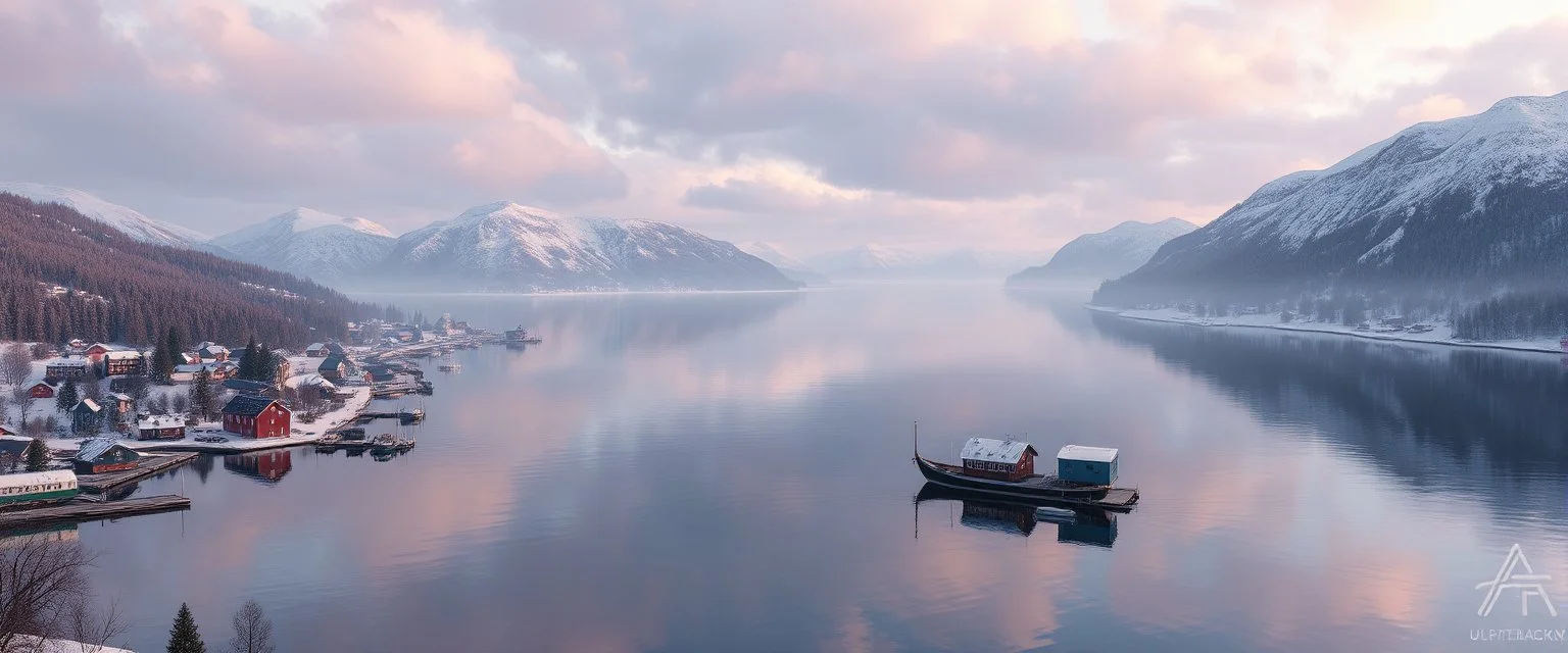 airbrush 3d rendering, ulvsjøen